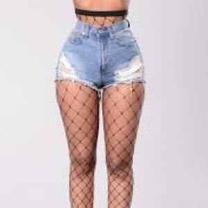 Fashion nova fish net stockings